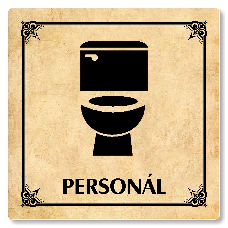 WC personál, 118x118mm, pergamen, Nebraska